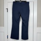Betabrand Classic Dress Pant Yoga Pants Bootcut Ponte Navy Women Xl Petite