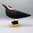 Navajo Folk Art-christmas Santa Crow  By Ray   Orleen Lansing-native American