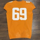 Tennessee Vols Nike Football Game Used Jersey Orange White  69 Team Issued