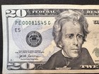  20 Twenty Dollar Bill Federal Reserve Note Series 2017a Richmond Pe 00081545 G