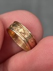 Antique Victorian 14k Rose Gold Baby Child Ring Size 0- 0 7gr 