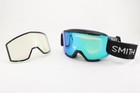 Smith Squad Ski snow Goggles Black  Everyday Green Mirror Lens  bonus Clear New