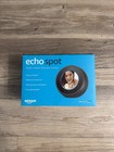 New Amazon Echo Spot Smart Speaker W  2 5    Screen Alexa Wi-fi Black Box