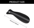 2 Pack Metal Shoehorns  7 28 Inches Portable Black Metal Shoe Horns For Travel U
