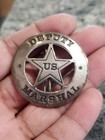 Pre 1900 Us Deputy Marshal 1 75  Sterling Silver  925