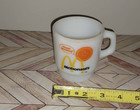 Vintage Mcdonalds Good Morning Sunshine Coffee Cup Mug Anchor Hocking Fireking