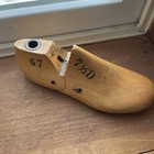 2 Vintage Wooden Shoe Forms Cobbler Molds 12 1 2d   7 1 2d Children   s Sizes