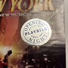 New York New York Broadway Musical Opening Night Playbill W Sticker   Party Pass