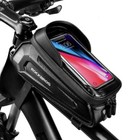 Rockbros Bike Phone Mount Bag Eva Waterproof Front Frame Bag Fit Under 6 8 
