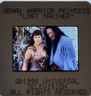 Lmp33-030 1990s Xena  Warrior Princess Lucy Lawless On Set Orig 35mm Color Slide