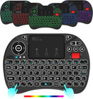 X8 Mini Keyboard 2 4ghz Portable Wireless Keyboard With Touchpad Mouse rgb Backl
