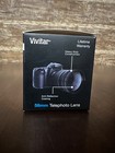 Vivitar 0 43x Wide Angle Converter And 58mm 2 2x Professional Telephoto Lens