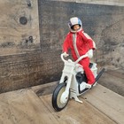 Vintage 1972 Ideal Evil Knievel Stunt Launcher Motorcycle W  Action Figure