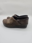 Dansko Womens Professional Suede Camo Print Clogs Size 37 6 5-7 Slip On