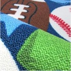 Kids Sports Area Rug Rugby Football Play Mat Carpet Home Fun Learning