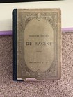 Rare Antique vintage Theatre Choisi De Racine  hardcover 