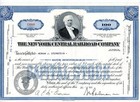 1964 New York Central Railroad Company Stock Certificate     100 Shares