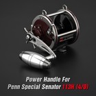 Gomexus Power Handle For Penn Senator 113h 4 0 Conventional Reel Stainless Steel