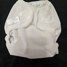 2 Econobum White Adjustable Diaper Covers One Size Fits 8-35 Pounds