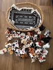 Mcdonalds The Dog Happy Meal Retro Plush Set 34 Figures Basket Included