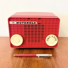 Motorola 56a Little Devil Radio 1955 Red Valve Vintage Collectible