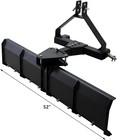52  3-point Tractor Rear Grading Blade Heavy Duty Steel Scraper For Cat 0 Cat 1