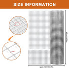 Hardware Cloth  1 2 Inch 16inx30ft 19ga Hot-dip Galvanized Wire Mesh  Wire Fence