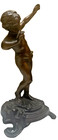 Moreau Bronze Cherub Putti Cupid Dancing 10  Vintage Antique French Style
