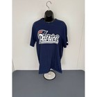 Nfl Women s New England Patriots Team Apparel Cotton T-shirt Navy Size Large