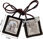 Scapulars Catholic  3 Pack Bulk Brown Scapular Of Our Lady Of Mount Carmel  E   
