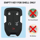 Replacement Key Fob Shell Fit For Acadia Terrain 2017 2018 2019  Color  Black1