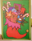 26 Vintage Hallmark Christmas Cards Red Elf Stocking Gifts Candy With Note Cards