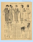 1920s Vintage Butterick Fashions Sewing Pattern Flyer Nov 1923 Large Format Orig