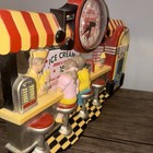 Coca Cola Vintage 3d Wall Clock Ice Cream Shop Soda Fountain Jukebox Diner