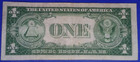 Series 1935 F Blue Seal One Dollar Silver Certificate Note   No Motto  