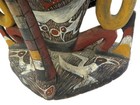 Painted  Woven Carved Papua New Guinea Sepik Painted Mask 31  Tall X 16  Wide