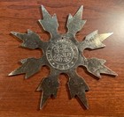 Vintage 1979 Alan Lee Grandmaster Ninja Throwing Star 4    Metal Japan 