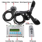 Szmwkj Solar Panel Tracking Lcd Dual Axis Solar Tracker Controller W  Anemometer