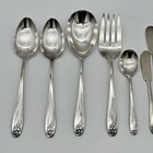 1847 Rogers Silverplate Is Daffodil 13 Pc Serving Set Vtg Flatware
