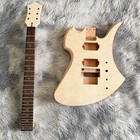 Diy Mockingbird Electric Guitar Kit  Quited Maple Top Double Locking Tremolo Hh