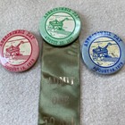 Vintage 3 Abercrombie Nd North Dakota  Aber  Day 1977  1978   1979 Button Pins