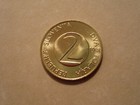 1993  Slovenia Coin Barn  Swallow Bird Uncirculated Beauty Animal Coin 2 Tolarja