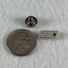 Bnsf Burlington Northern Railroad Employee Award 10k White Gold Tie Tack Pin