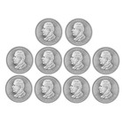 2026 1 Oz Canadian Silver Maple Leaf Coin Bu - Lot Of 10