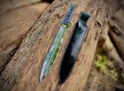 Custom Handmade Carbon Steel Blade Tactical Short Sword   Hunting Sword Camping