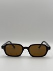 Ray-ban Rb4455 Zuri Rectangle Sunglasses Brown Frame Brown Tinted 145mm