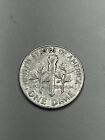 1961 Roosevelt Dime Ten 10 Cents Coin 90  Silver  error  N God E Trust