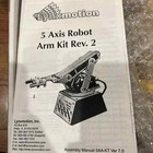 Lynxmotion 5 Axis Robot Arm Kit Rev  2