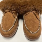 Faux Fur Lined Moccasin Ladies Size 8