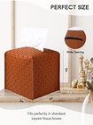 Tissue Box Cover  Leather Tissue Box Holder  Square Tissue Holders For 